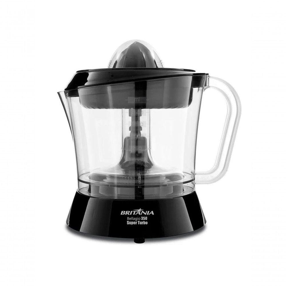Espremedor De Frutas Britania Bellagio 350 Turbo Preto 220V - 1