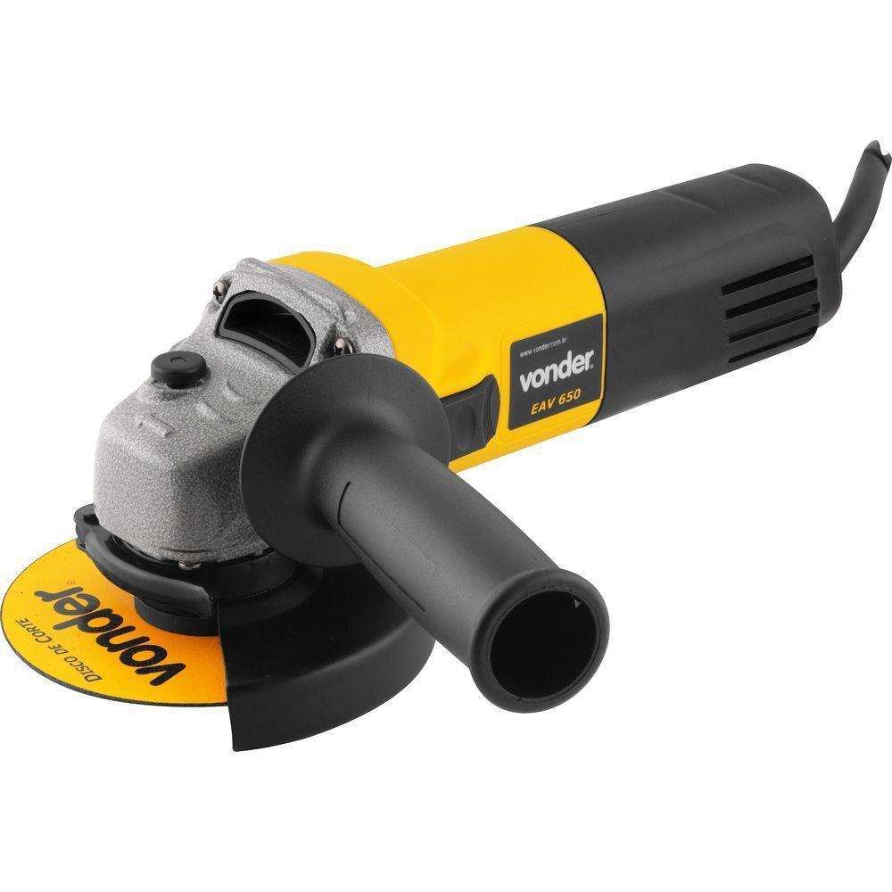 Esmerilhadeira Angular 4.1-2" Eav 650 Com Disco Vonder 110V - 2