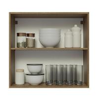 Armário Aéreo 70 Cm 2 Portas Rustic/cinza Lux Madesa Rustic/cinza - 11