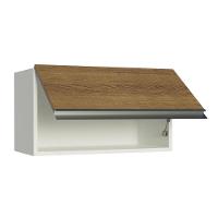 Armário Aéreo Acordes 100% Mdf 60cm 1 Porta Branco Rustic - 10