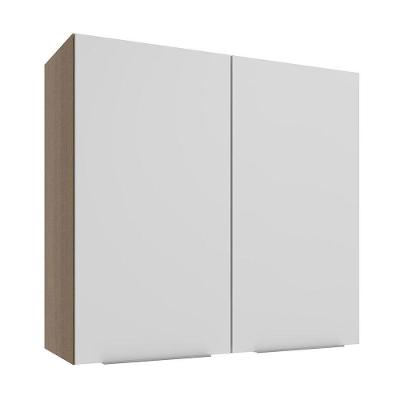 Armário Aéreo 70 Cm 2 Portas Rustic/branco Stella Madesa Rustic/branco