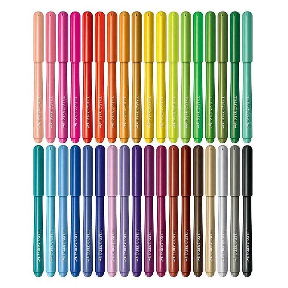 Canetinha Hidrográfica Ponta Vai E Vem 150136vvzf 36 Cores - Faber Castell - 2