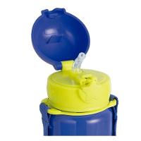 Garrafa De água Térmica 500ml Raptors Ga0021 Com Alça Azul - Brw - 2