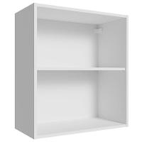 Armário Aéreo 60 Cm Com 2 Nichos Abertos Para Cozinha Branco - 1