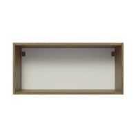 Armário Aéreo 70 Cm 1 Porta Rustic/branco Veludo Lux Madesa Rustic/branco Veludo - 5