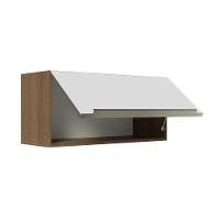 Armário Aéreo 70 Cm 1 Porta Rustic/branco Veludo Lux Madesa Rustic/branco Veludo - 7