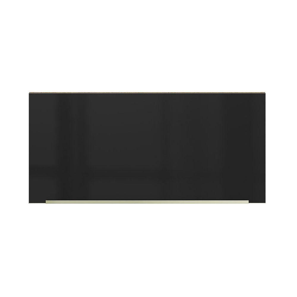 Armário Aéreo 70 Cm 1 Porta Rustic/preto Lux Madesa Rustic/preto - 6