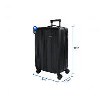 Mala De Viagem Media Abs Preta Quati - Qmm-20 - 5