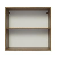 Armário Aéreo 70 Cm 2 Portas Rustic/branco Veludo Lux Madesa Rustic/branco Veludo - 3