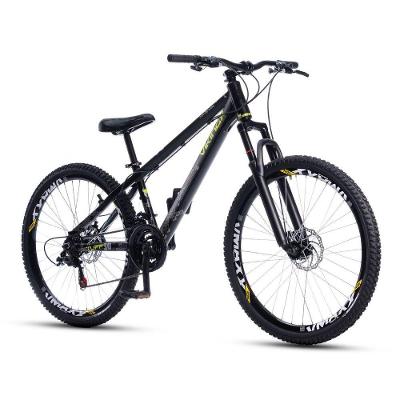 Bicicleta Vikingx Tuff 30 Aro 26 21v Shimano Freio A Disco Suspensão Dianteira Alumínio Preto 13