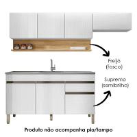 Cozinha Modulada 3 Pecas Com Balcao Pia Line Supremo Cp Freijo Ktp Supremo Cp Freijo