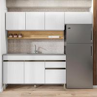 Cozinha Modulada 3 Pecas Com Balcao Pia Line Supremo Cp Freijo Ktp Supremo Cp Freijo - 5