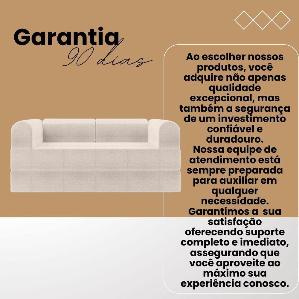 Kit Sofá E Poltrona Na Caixa Modular Roberta Para A Sala Cinza - 10