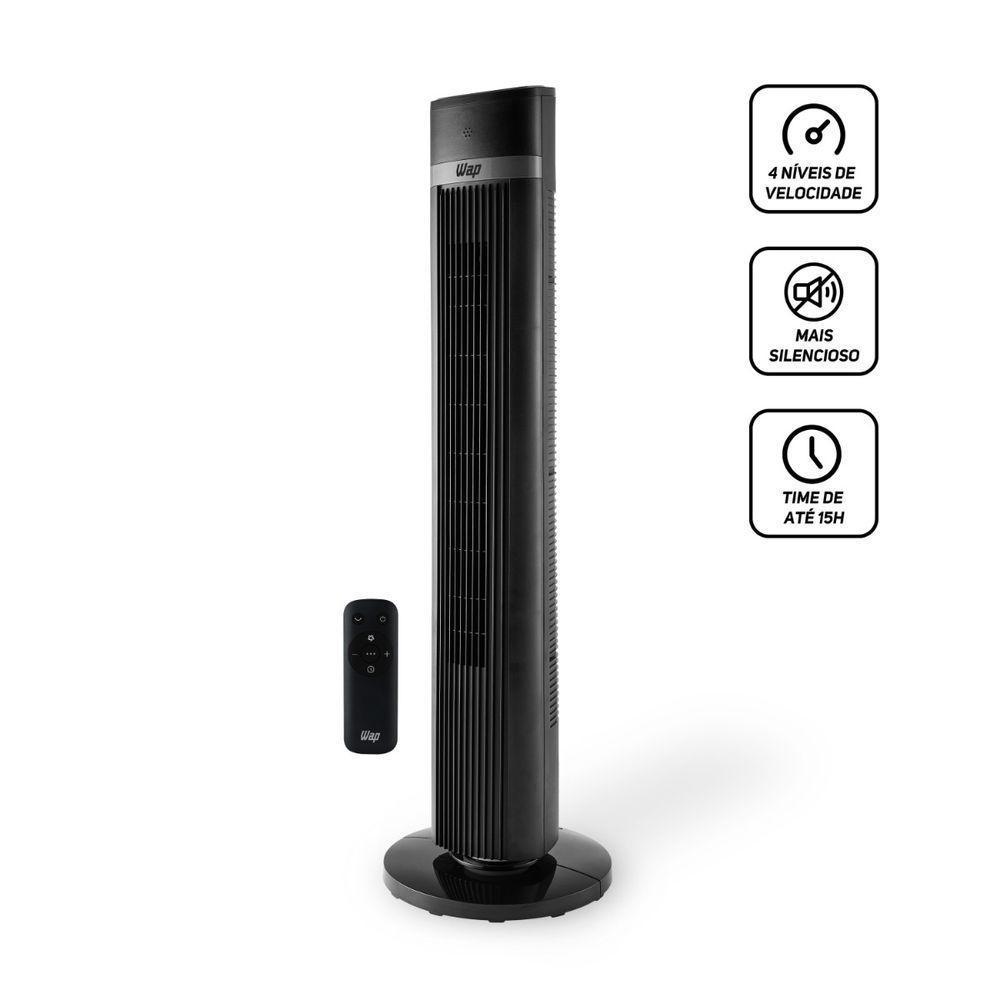 Ventilador Torre Com Controle Remoto WAP Air Silence 220V - 2