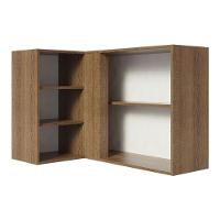 Armário Aéreo 1 Porta Para Linha De 60 Cm Rustic/Branco