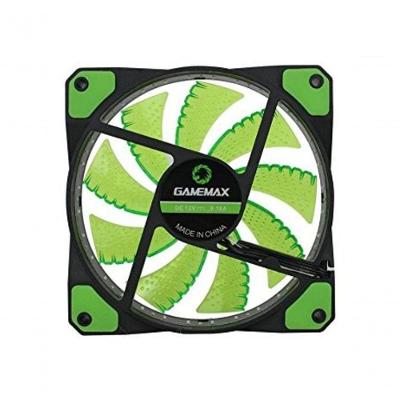 Fan Gamemax Para Pc Gamer Gf12g 12cm Verde 32 Led