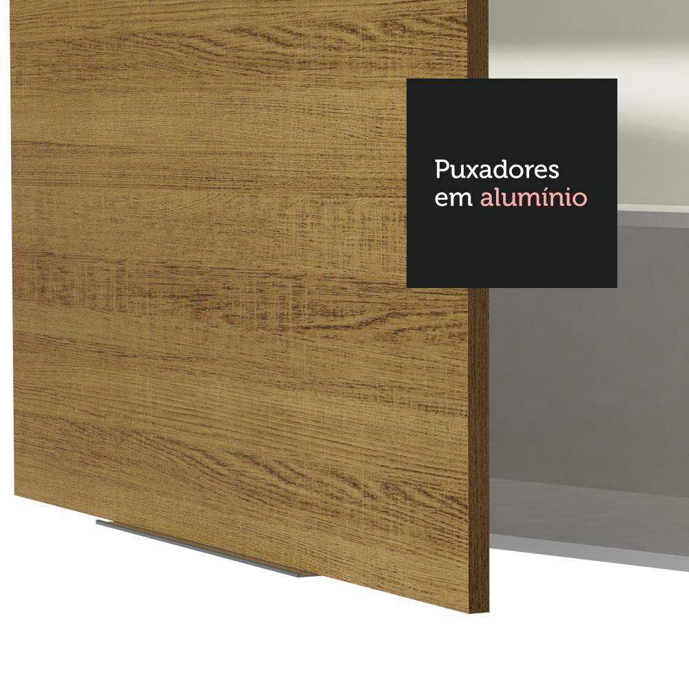 Armário Aéreo 70 Cm 2 Portas Branco/rustic Stella Madesa Branco/rustic - 3