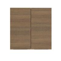 Armário Aéreo 70 Cm 2 Portas Branco/rustic Stella Madesa Branco/rustic - 5