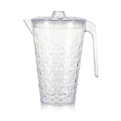 Jarra Cristal Com Tampa 2 Litros Transparente
