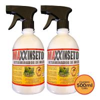 Kit 2 Exterminadores De Baratas Maxxinseto Power 500 Ml - 100% Natural - 1