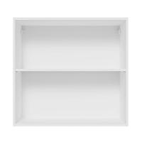 Armário Aéreo 70 Cm 2 Portas Branco/cinza Lux Madesa Branco/cinza - 5