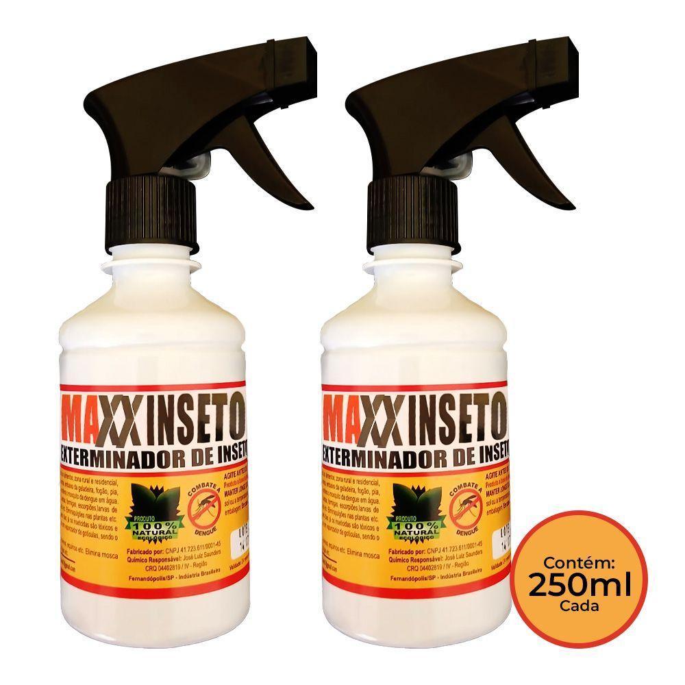Kit 2 Exterminadores De Baratas Maxxinseto Power 250 Ml - 100% Natural - 1