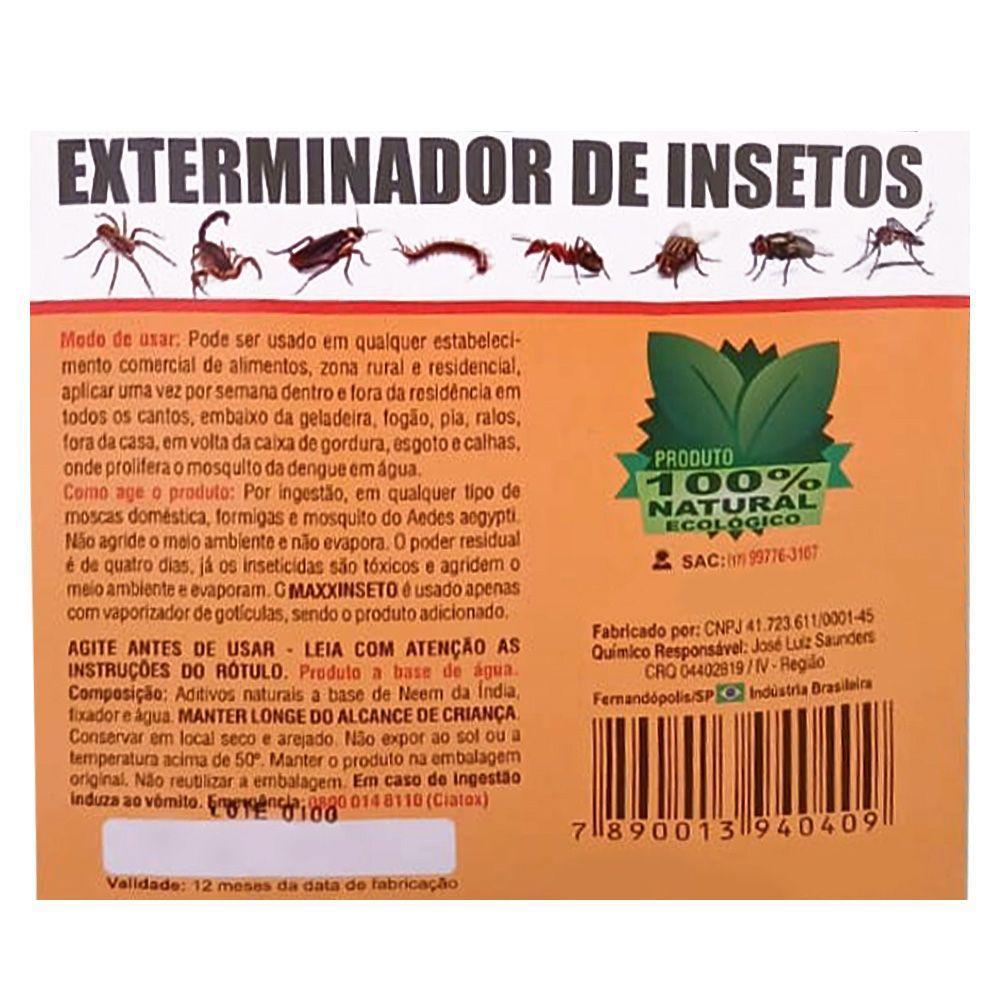 Kit 2 Exterminadores De Baratas Maxxinseto Power 250 Ml - 100% Natural - 3