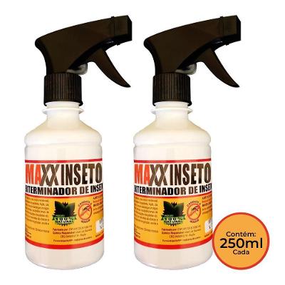 Kit 2 Exterminadores De Baratas Maxxinseto Power 250 Ml - 100% Natural