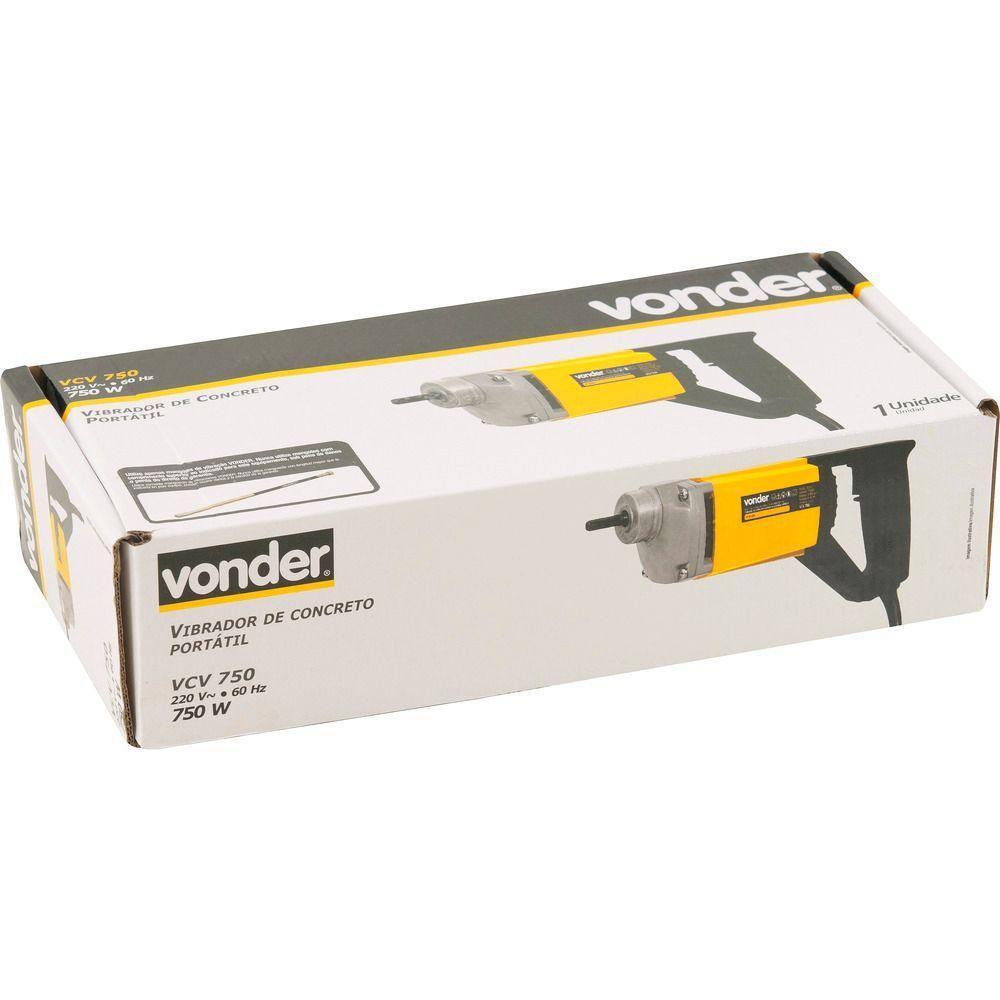 Vibrador De Concreto Portátil 750 Watts Com Mangot 220V - 4