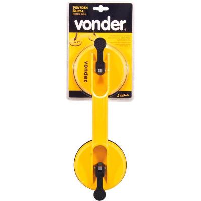 Ventosa Dupla Plástica Capacidade 50kg Vonder