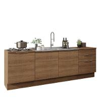 Armário De Cozinha Compacta 240cm Rustic Stella Madesa 01 Rustic - 10