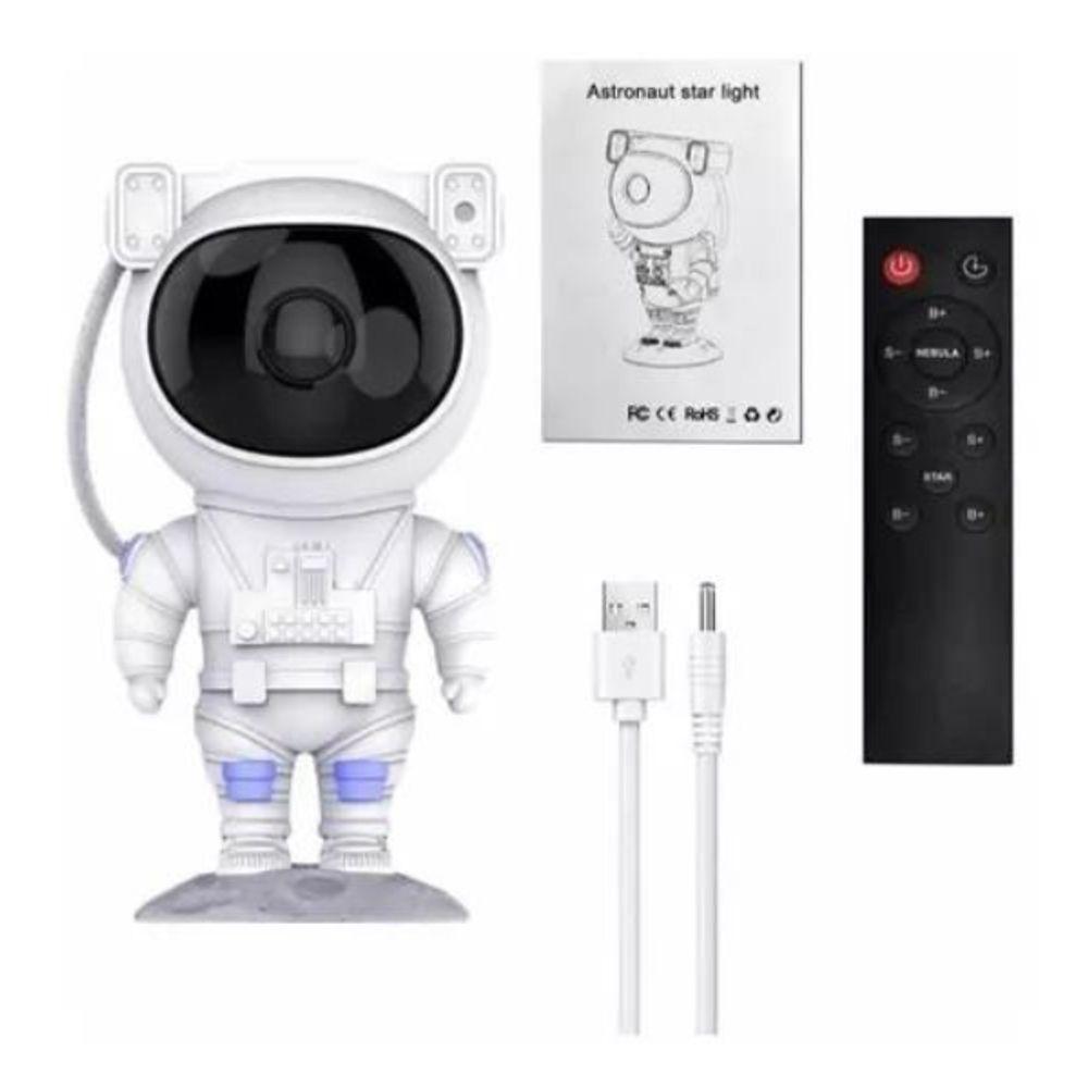 Luminaria Projetor De Luz Astronauta Galaxy Light Estrelas - 4