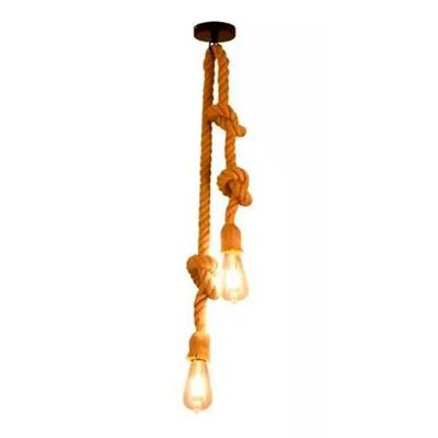 Luminária Suspensa Vintage Luzes Suspensas Rústicas Soquete De Teto Para Viver Luminária Rústica