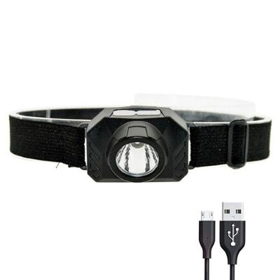 Mini Lanterna De Cabeça 3 Funçoes De Led Bike Pesca Camping