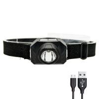 Mini Lanterna De Cabeça 3 Funçoes De Led Bike Pesca Camping - 1