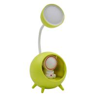 Luminaria De Mesa Decorativa Usb Portatil Articulavel Abajur P- Leitura Estudo Astronauta Verde - 1
