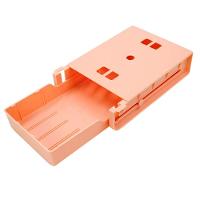 Gaveta Adesiva Organizadora Com Divisorias De Lapis Caneta Escritorio Mesa Rosa - 5