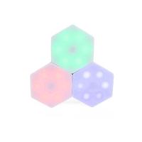 Kit 3 Lampadas Luminaria Led Sem Fio Rgb Touch De Encaixe - 4