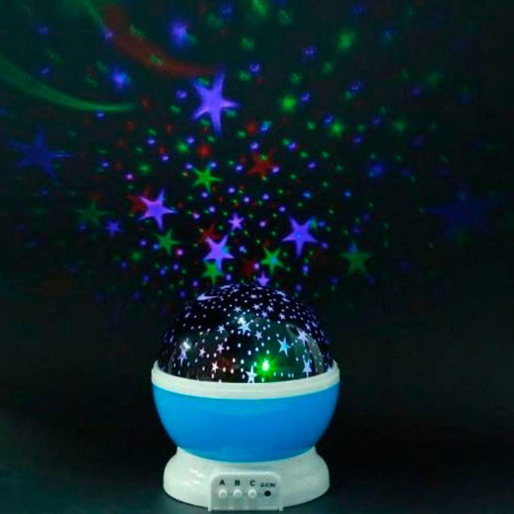 Luminaria Projetor Estrela 360 Galaxy Star Master Azul - 5