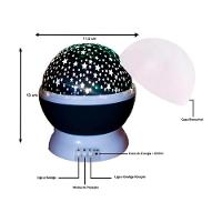 Luminaria Projetor Estrela 360 Galaxy Star Master Azul - 3