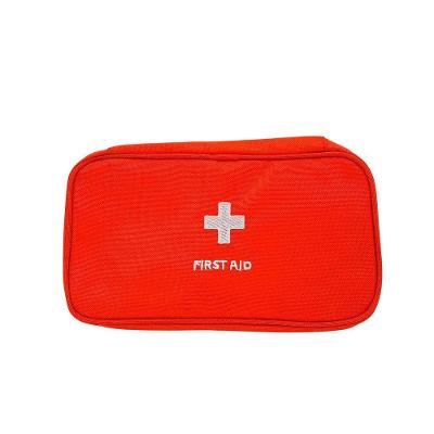 Primeiros Socorros Bolsa Organizador Emergencia Porta Medicamentos Vermelho