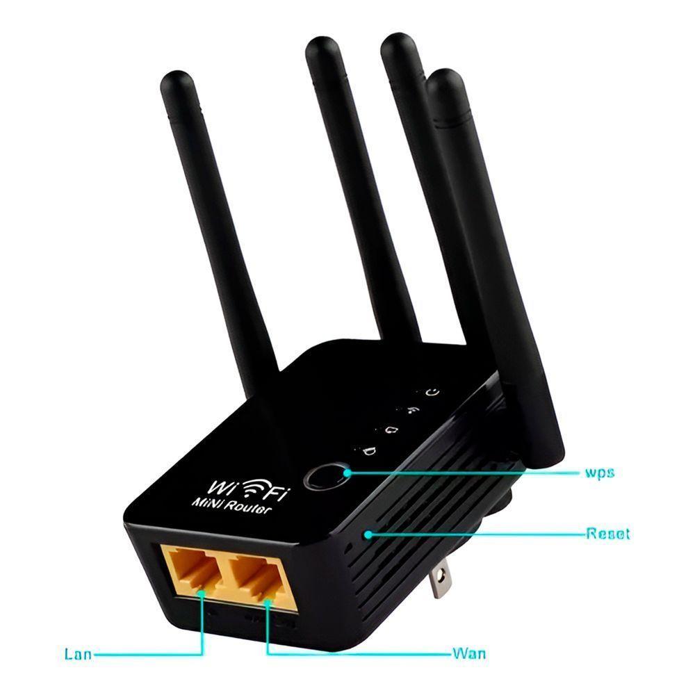 Repetidor De Sinal Wifi 4 Antenas Ampla Conexão Ka-x333 - 5