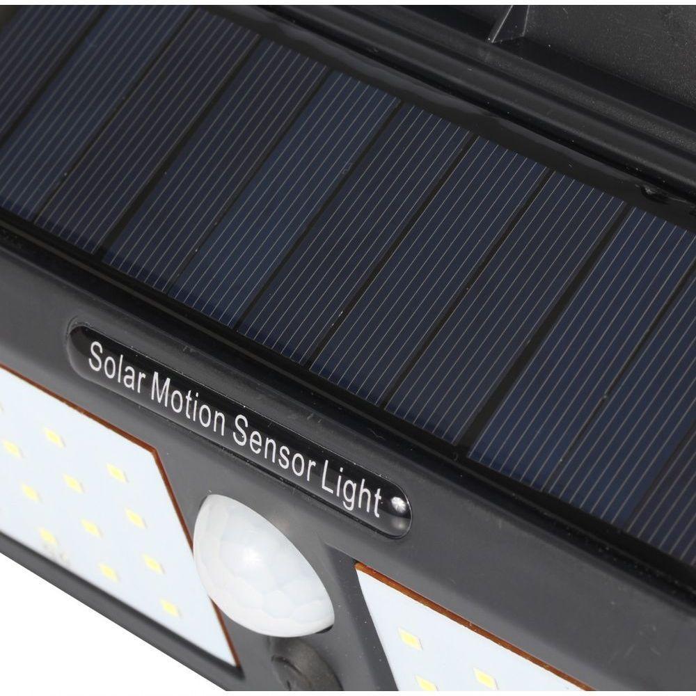 Luminária Solar Arandela 30 Leds Parede Com Sensor Presença - 4
