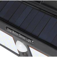 Luminária Solar Arandela 30 Leds Parede Com Sensor Presença