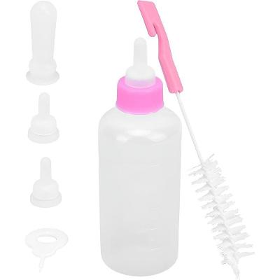 Kit Mamadeira Com Acessórios Para Pet 7 Peças Bico Limpador