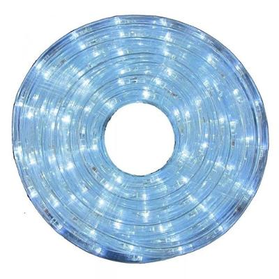 Mangueira Iluminada 162 Leds Pisca 110v 10m Tomada Decoração Natal Branco