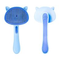 Tira Pelos Pet Rasqueadeira Removedor Animais Gato Cachorro Azul - 1