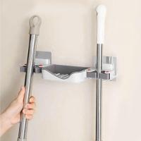 Suporte Para Sabonete Vassoura Rodo De Parede Branco - 3