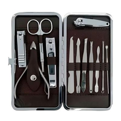 Kit Manicure Estojo Cortador Lixa Alicate Tesoura Cuidado