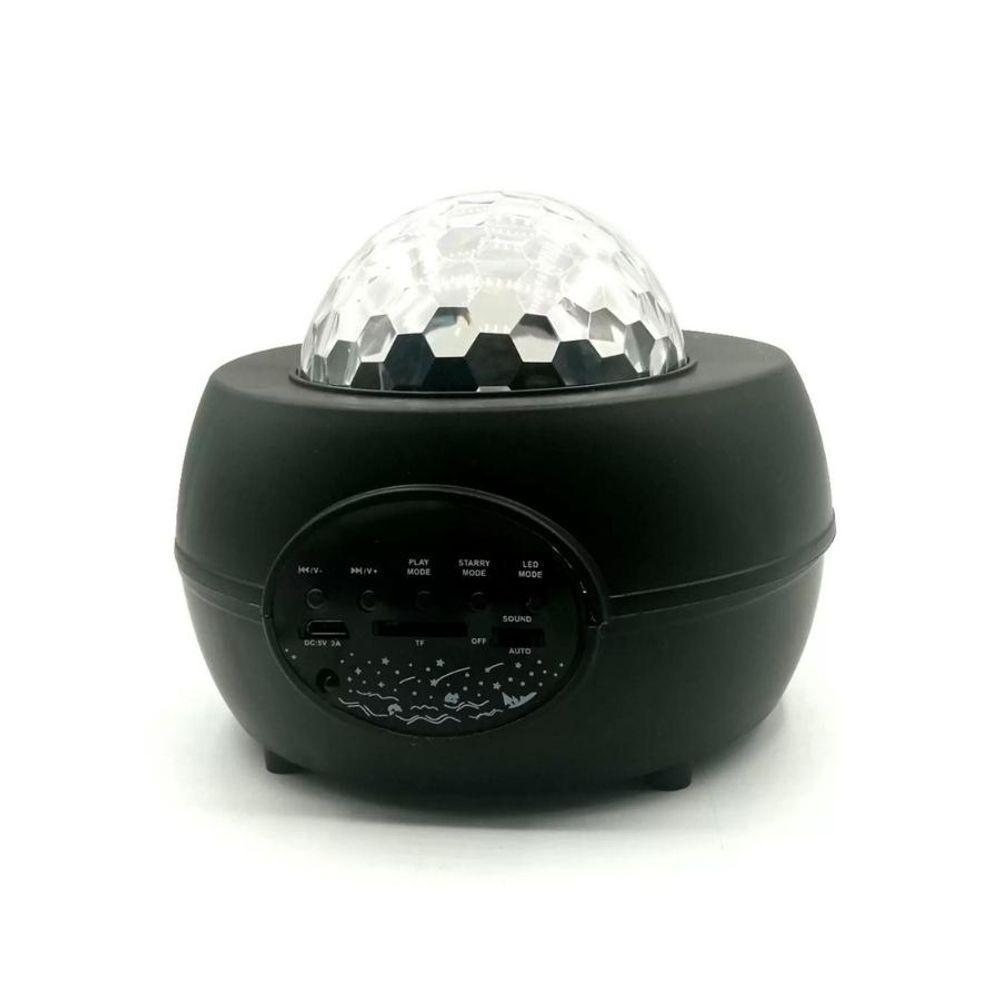 Luminaria Abajur Projetor Estrelas Galaxia Caixa De Som Bluetooth Rgb - 1
